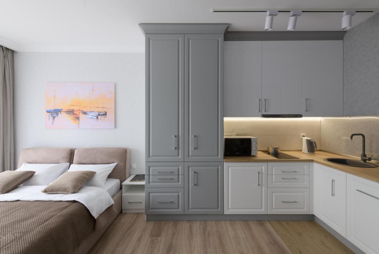 Modern New Cozy Apartment Kvartet Railway Station Kiev Extérieur photo