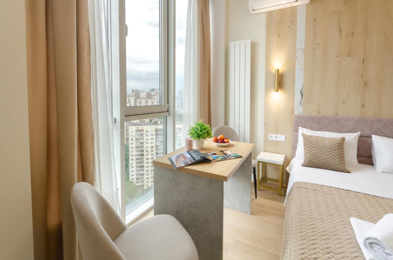 Modern New Cozy Apartment Kvartet Railway Station Kiev Extérieur photo