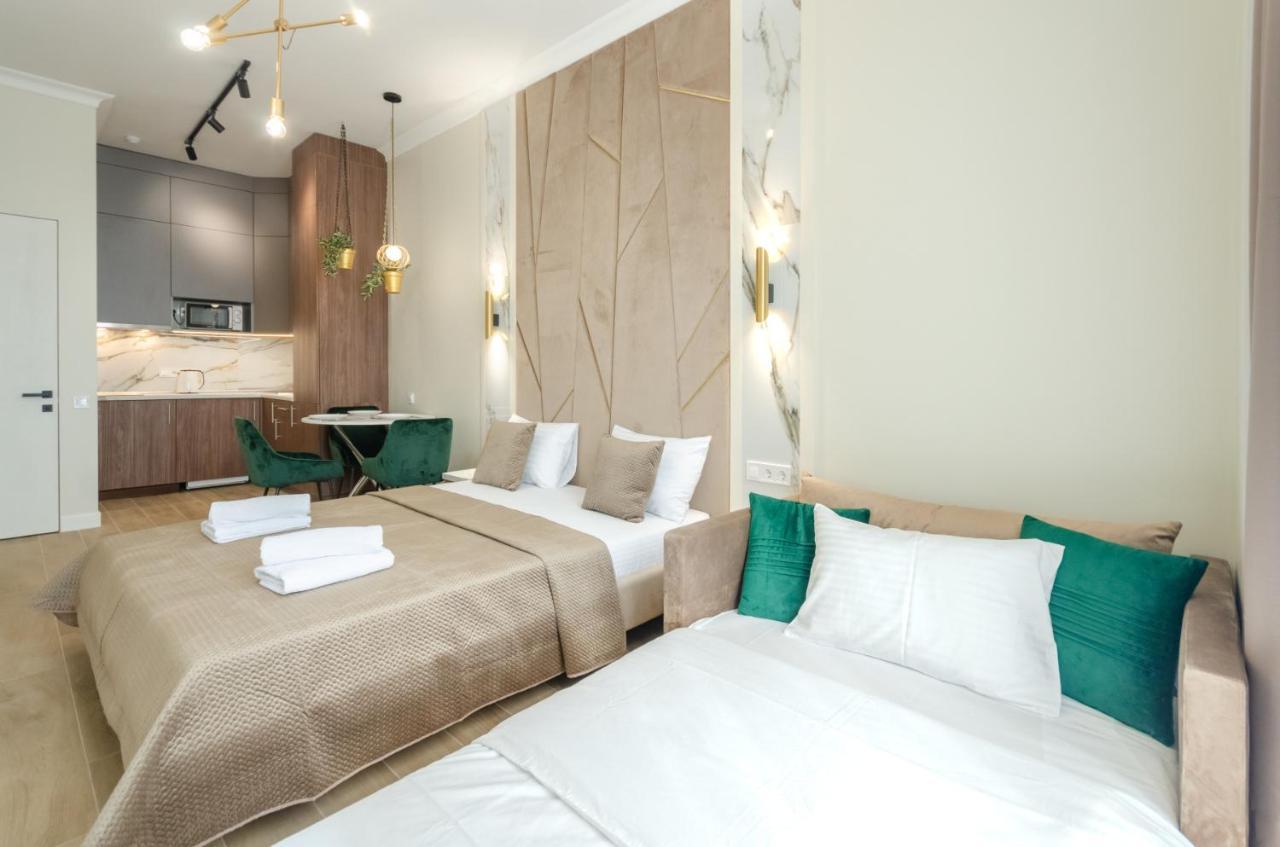 Modern New Cozy Apartment Kvartet Railway Station Kiev Extérieur photo
