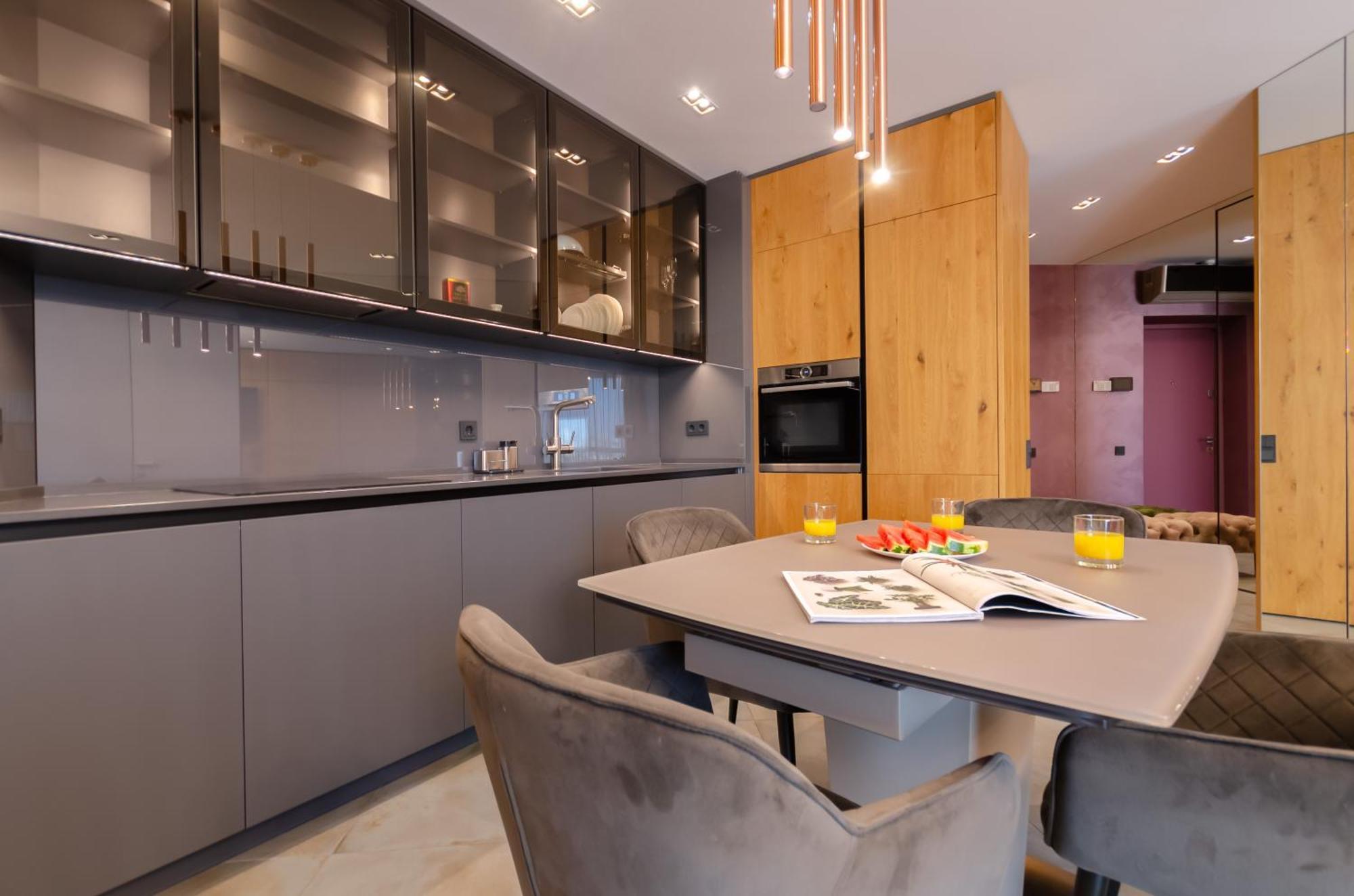 Modern New Cozy Apartment Kvartet Railway Station Kiev Extérieur photo