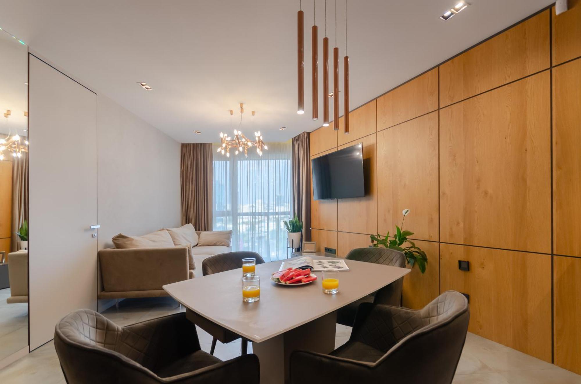 Modern New Cozy Apartment Kvartet Railway Station Kiev Extérieur photo