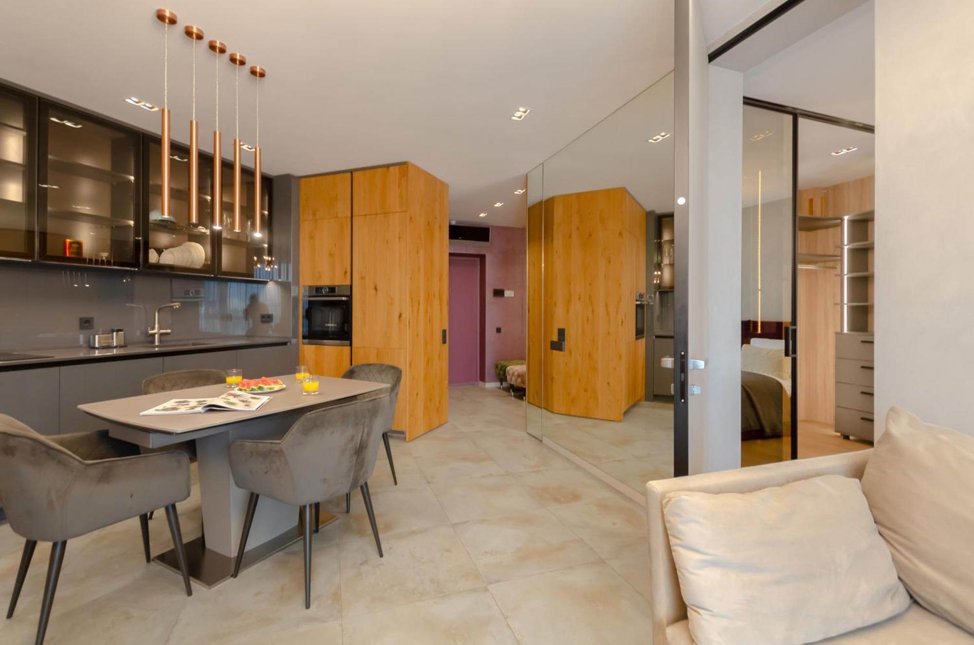 Modern New Cozy Apartment Kvartet Railway Station Kiev Extérieur photo